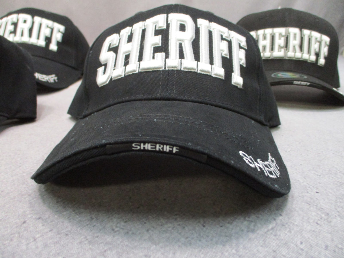Lot of 6 Sheriff Tactical Caps 4 Rothco 2 Rapid Dominance Black Adjustable New