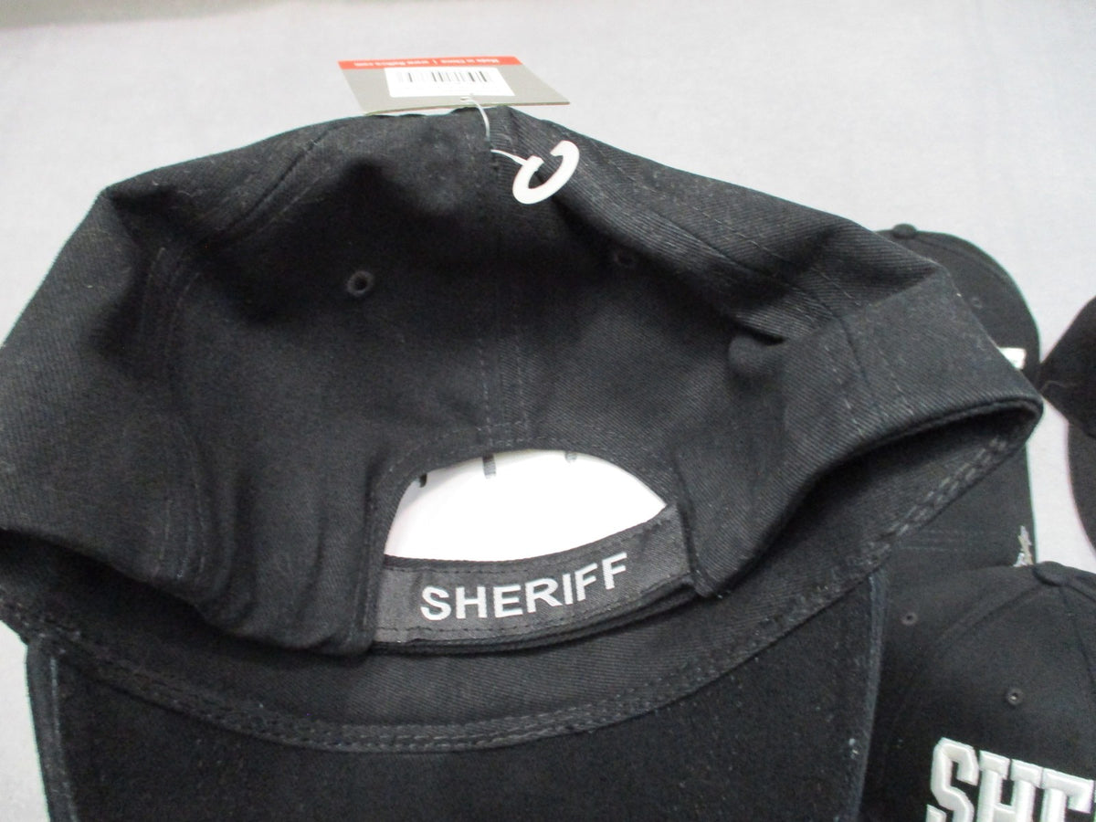 Lot of 6 Sheriff Tactical Caps 4 Rothco 2 Rapid Dominance Black Adjustable New