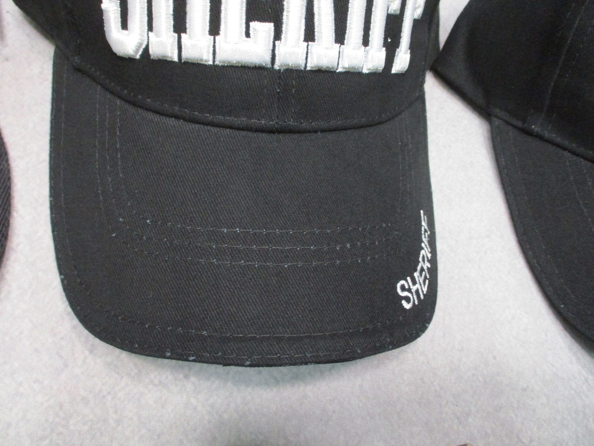 Lot of 6 Sheriff Tactical Caps 4 Rothco 2 Rapid Dominance Black Adjustable New