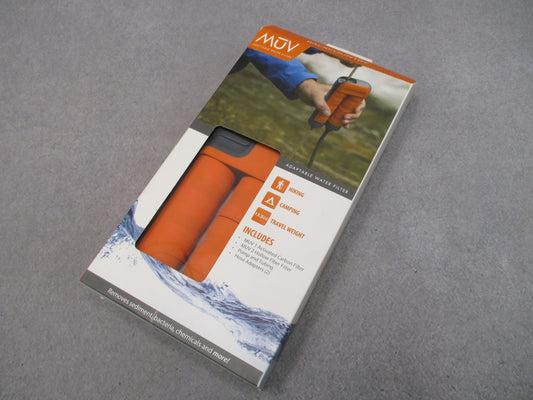 MUV Backcountry Adaptable Water Filter System REN-M-09 New in Box