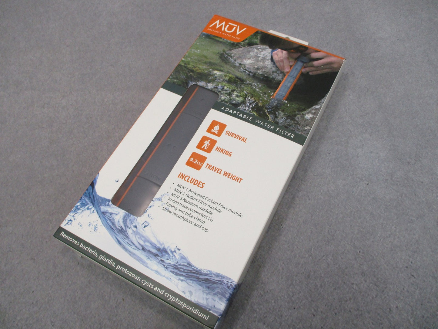 MUV Survivalist Adaptable Water Filter Kit - New in Box - REN-M-08