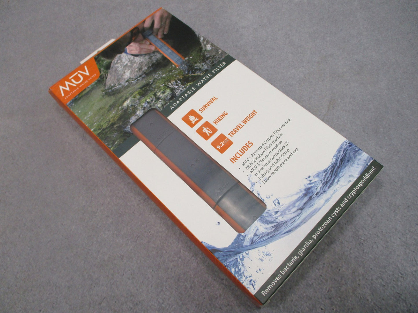 MUV Survivalist Adaptable Water Filter Kit - New in Box - REN-M-08