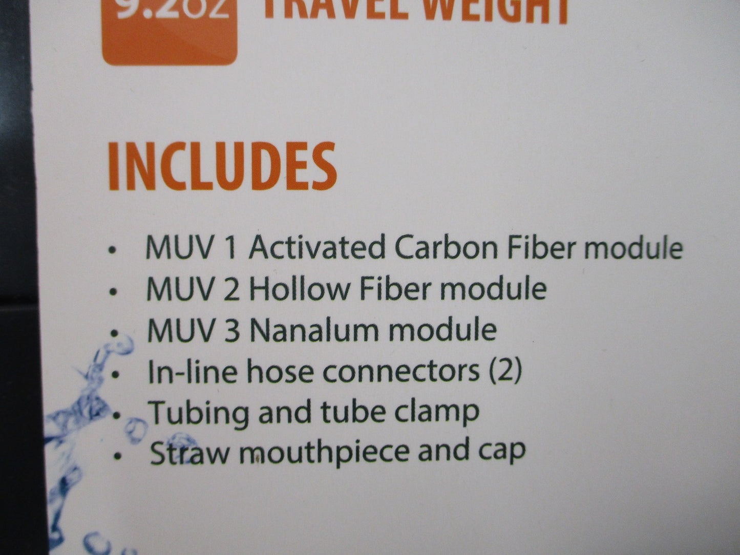 MUV Survivalist Adaptable Water Filter Kit - New in Box - REN-M-08