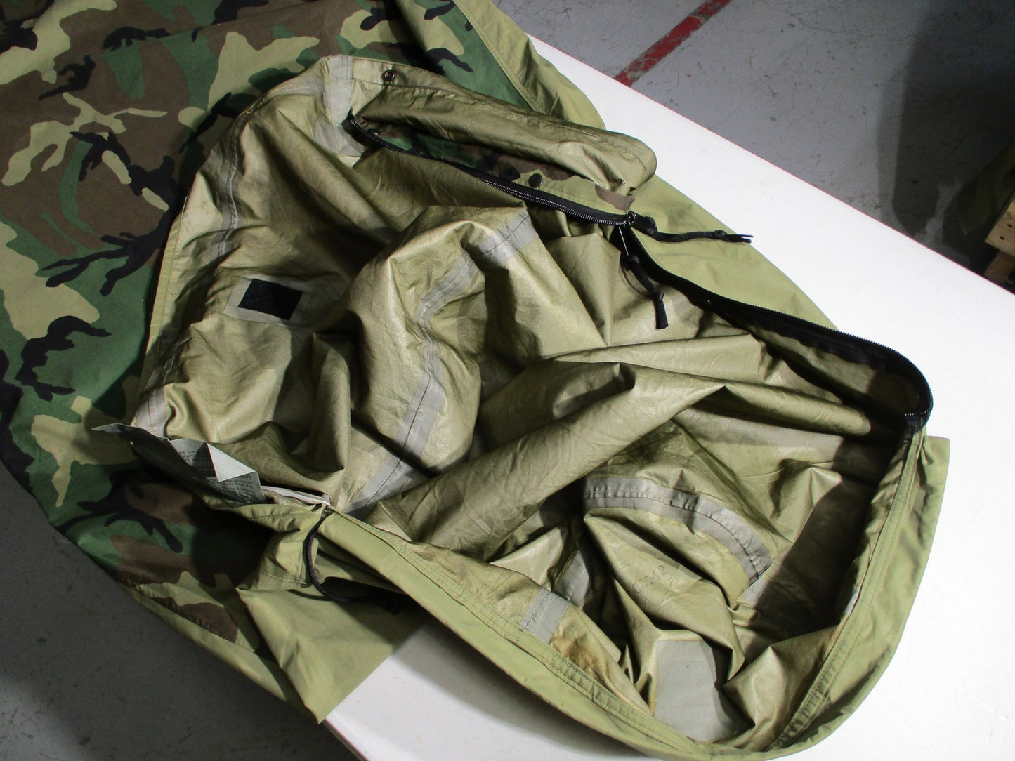 US Military MSS Bivy Cover Woodland Camo Gore-Tex Sleeping Bag Shell Genuine