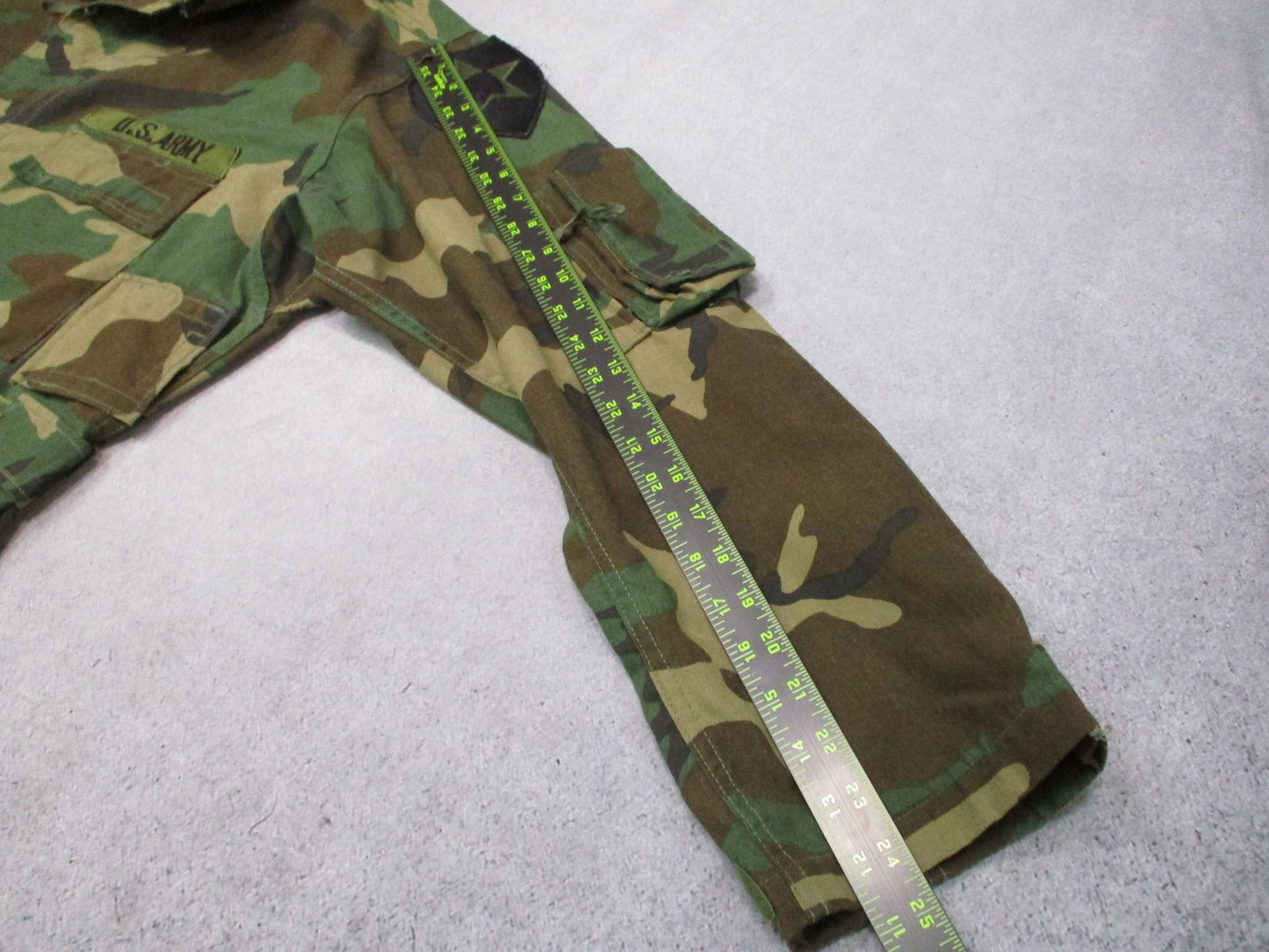 USGI Woodland Aircrew Combat Coat Large Short 2nd Infantry Division PFC FR
