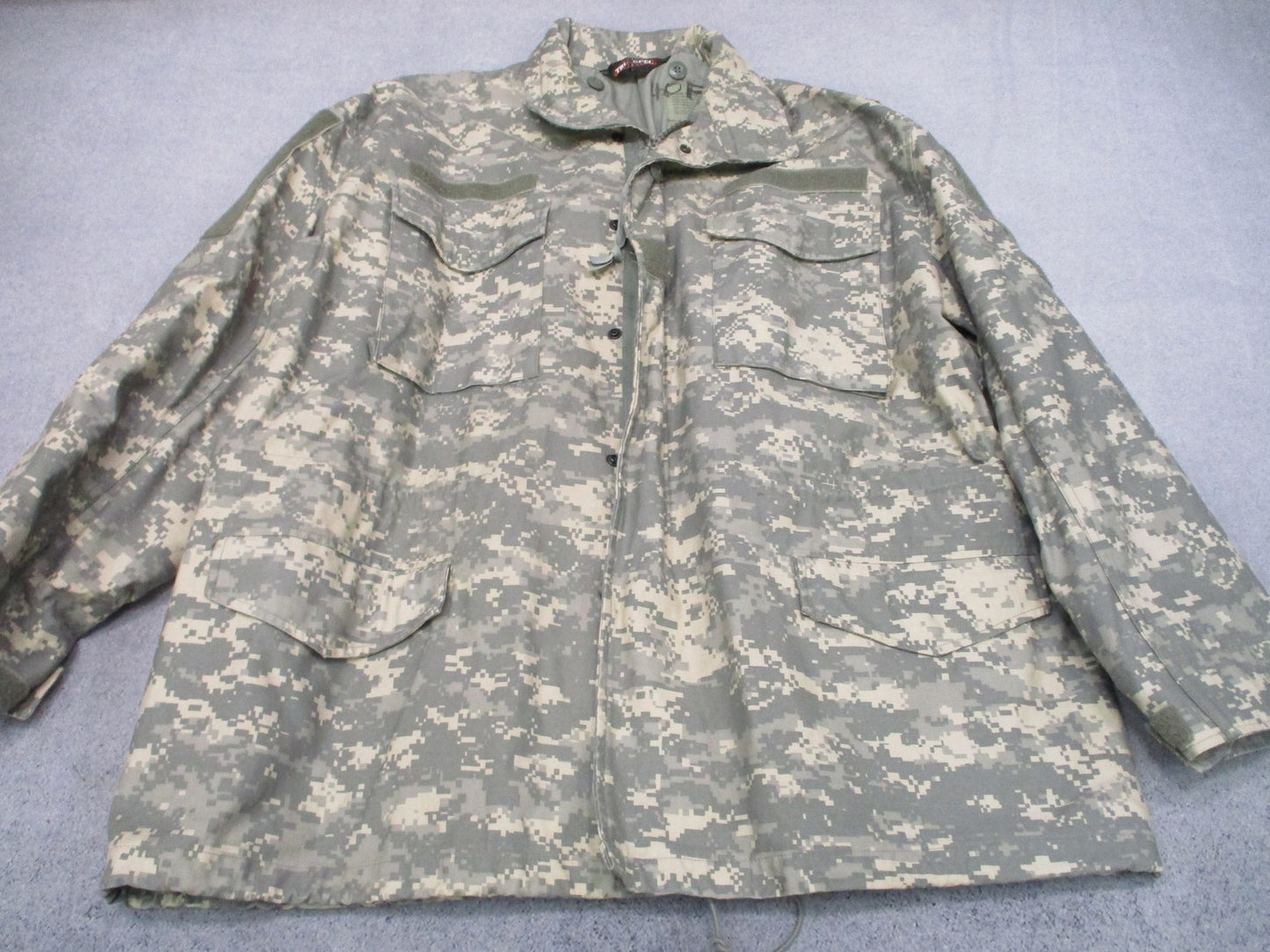 TRU-SPEC UCP ACU Cold Weather Field Coat XL Regular Hooded Military Jacket M65