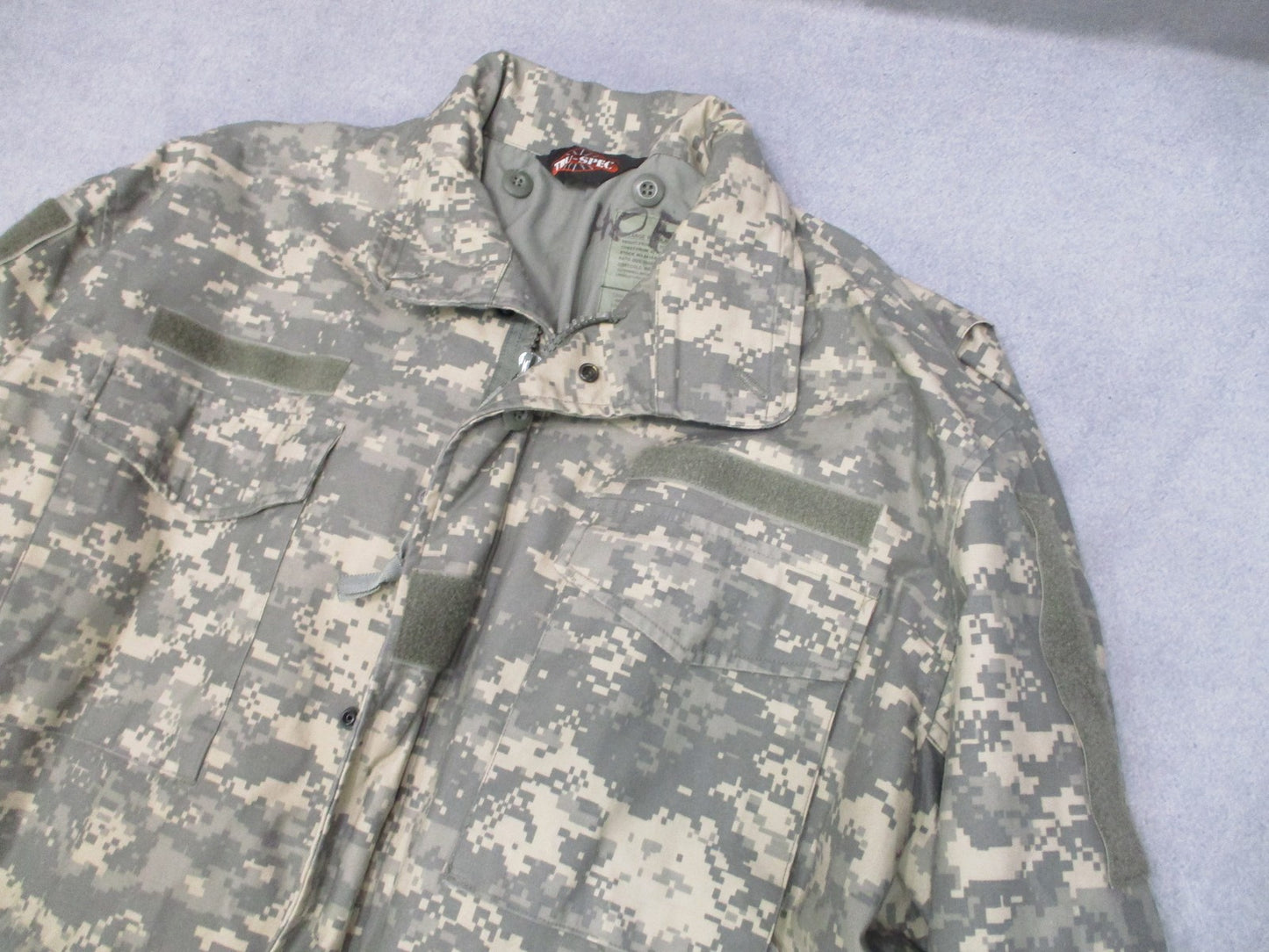 TRU-SPEC UCP ACU Cold Weather Field Coat XL Regular Hooded Military Jacket M65