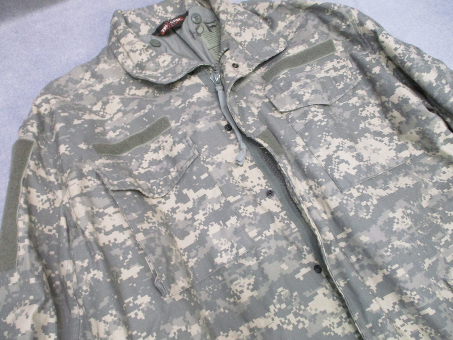 TRU-SPEC UCP ACU Cold Weather Field Coat XL Regular Hooded Military Jacket M65