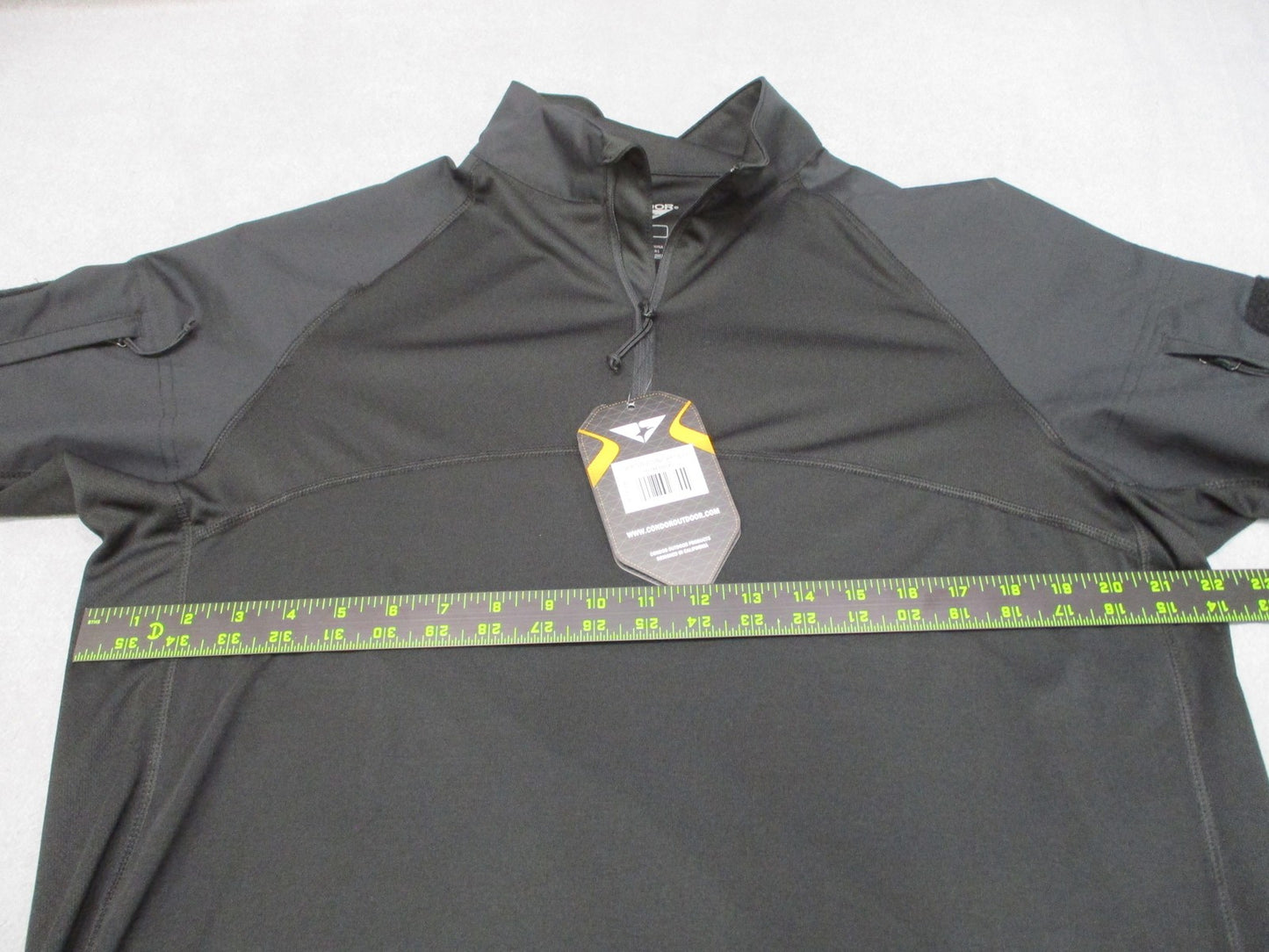 New Condor Outdoor Short Sleeve Combat Shirt Black Tactical Uniform Top Size XL