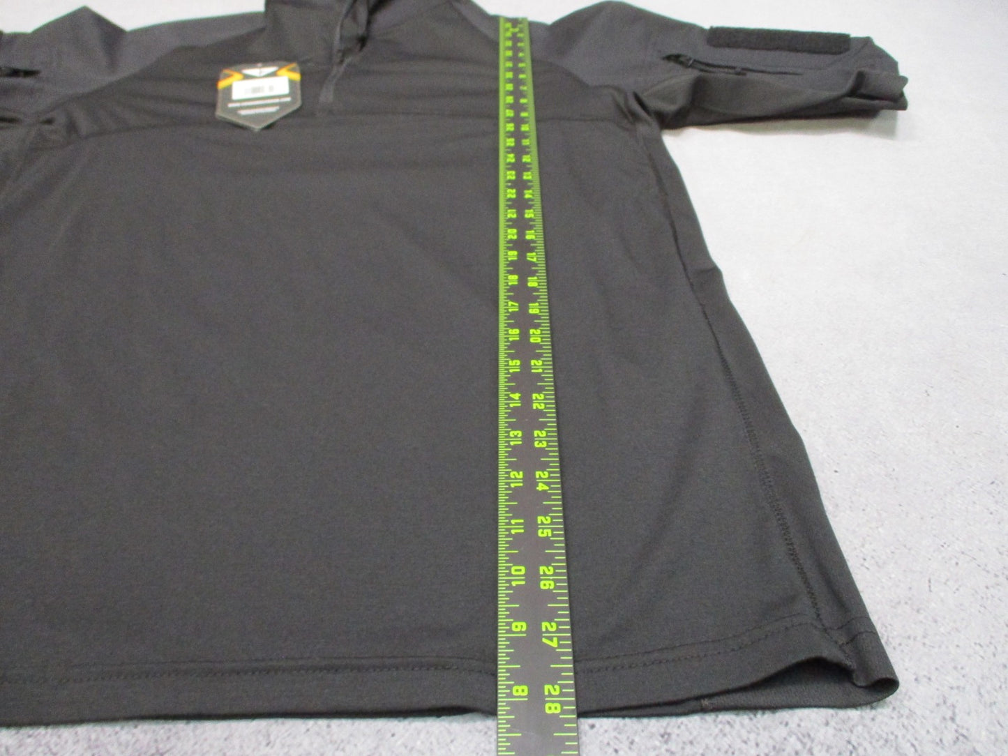 Condor Short Sleeve Combat Shirt Black Large 101144-002-L Tactical 1/4 Zip