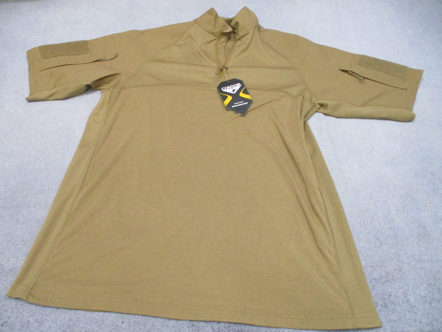 New Condor Short Sleeve Combat Shirt Tan Tactical Uniform Top Size XXL