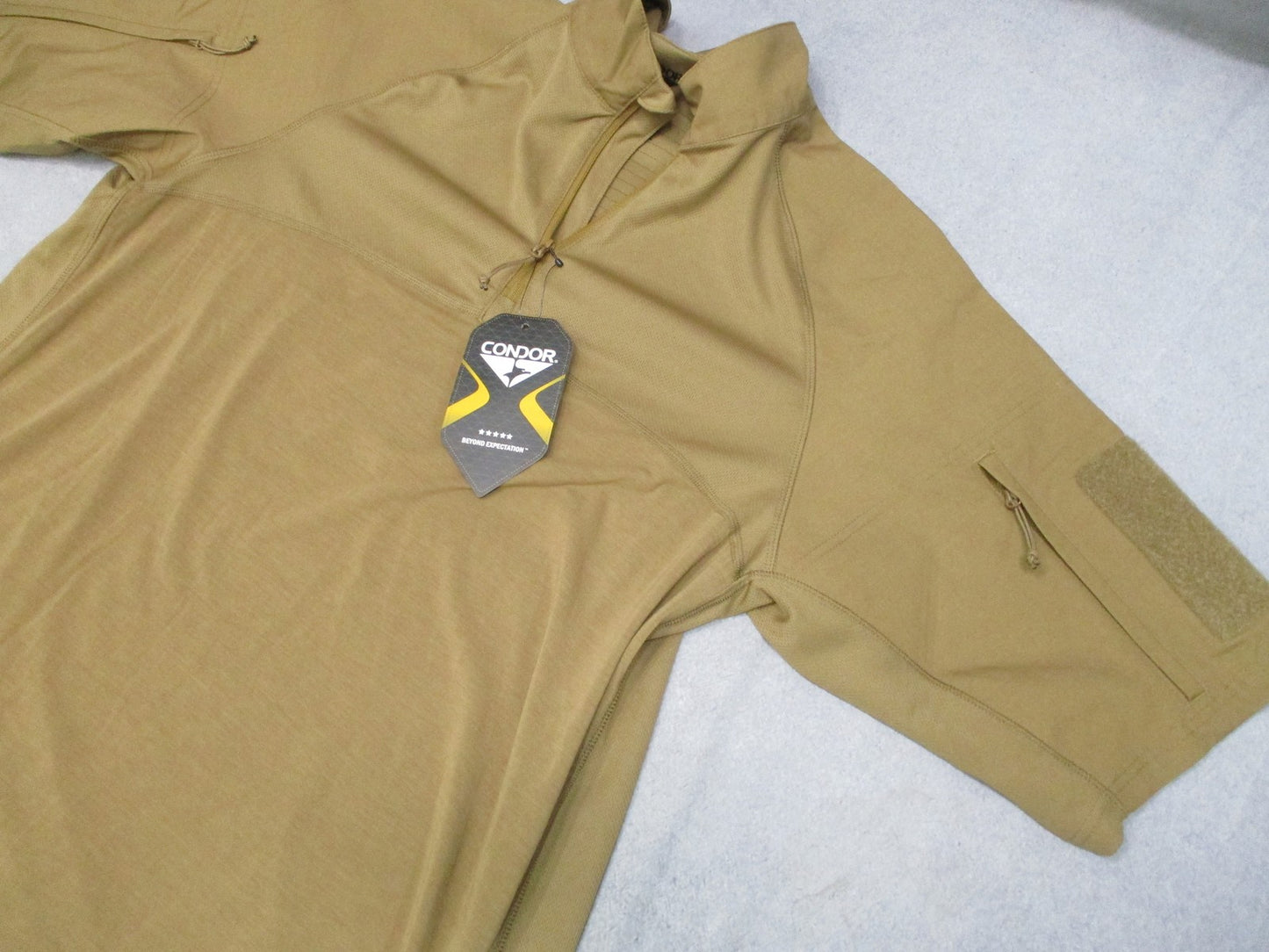 New Condor Short Sleeve Combat Shirt Tan Tactical Uniform Top Size XXL