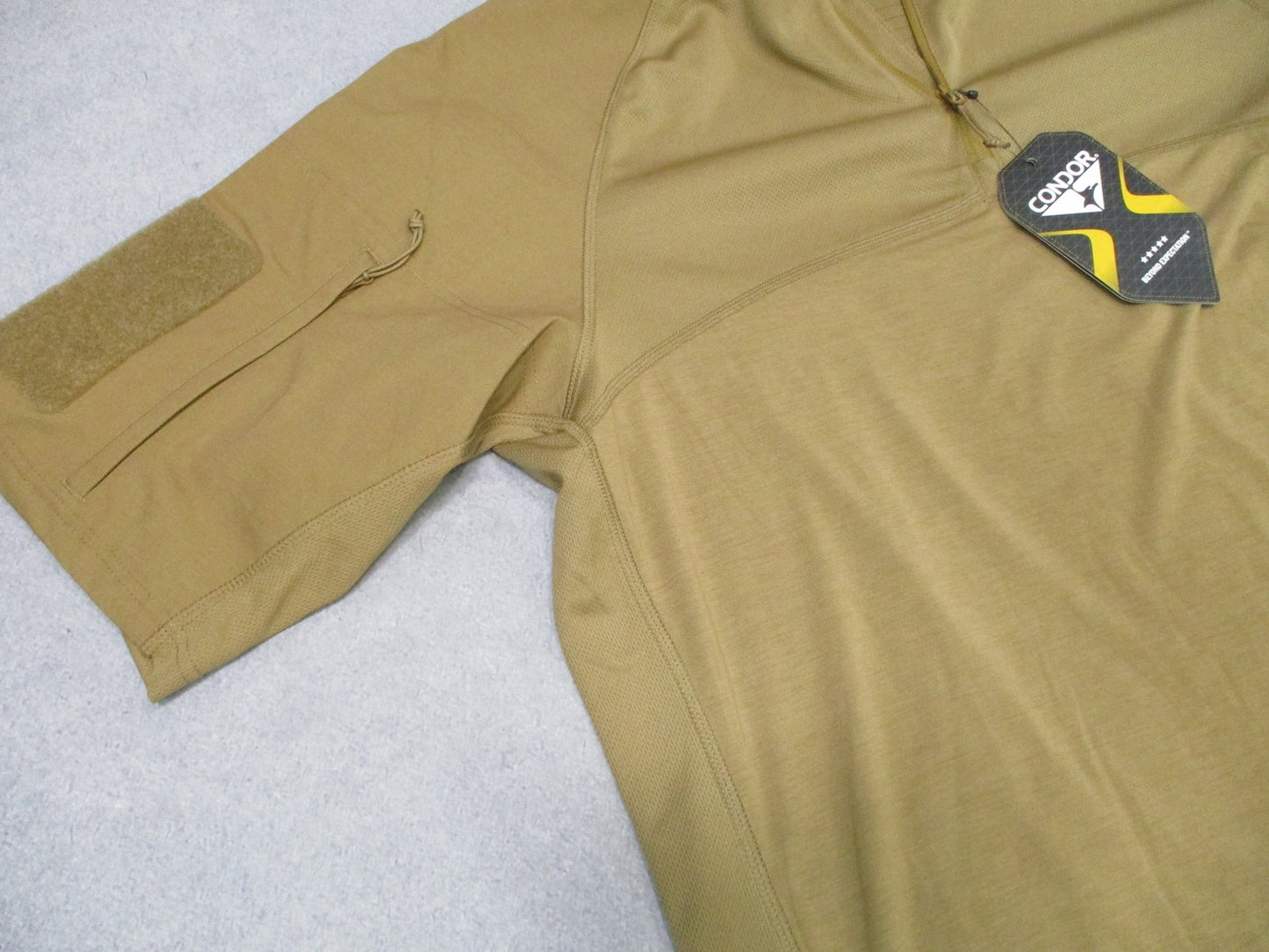 New Condor Short Sleeve Combat Shirt Tan Tactical Uniform Top Size XXL