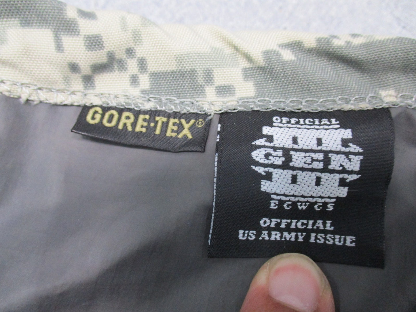 GEN 3 ACU DIGITAL GORE-TEX PANTS LEVEL 6 TROUSERS WET WEATHER PANTS LARGE/REG