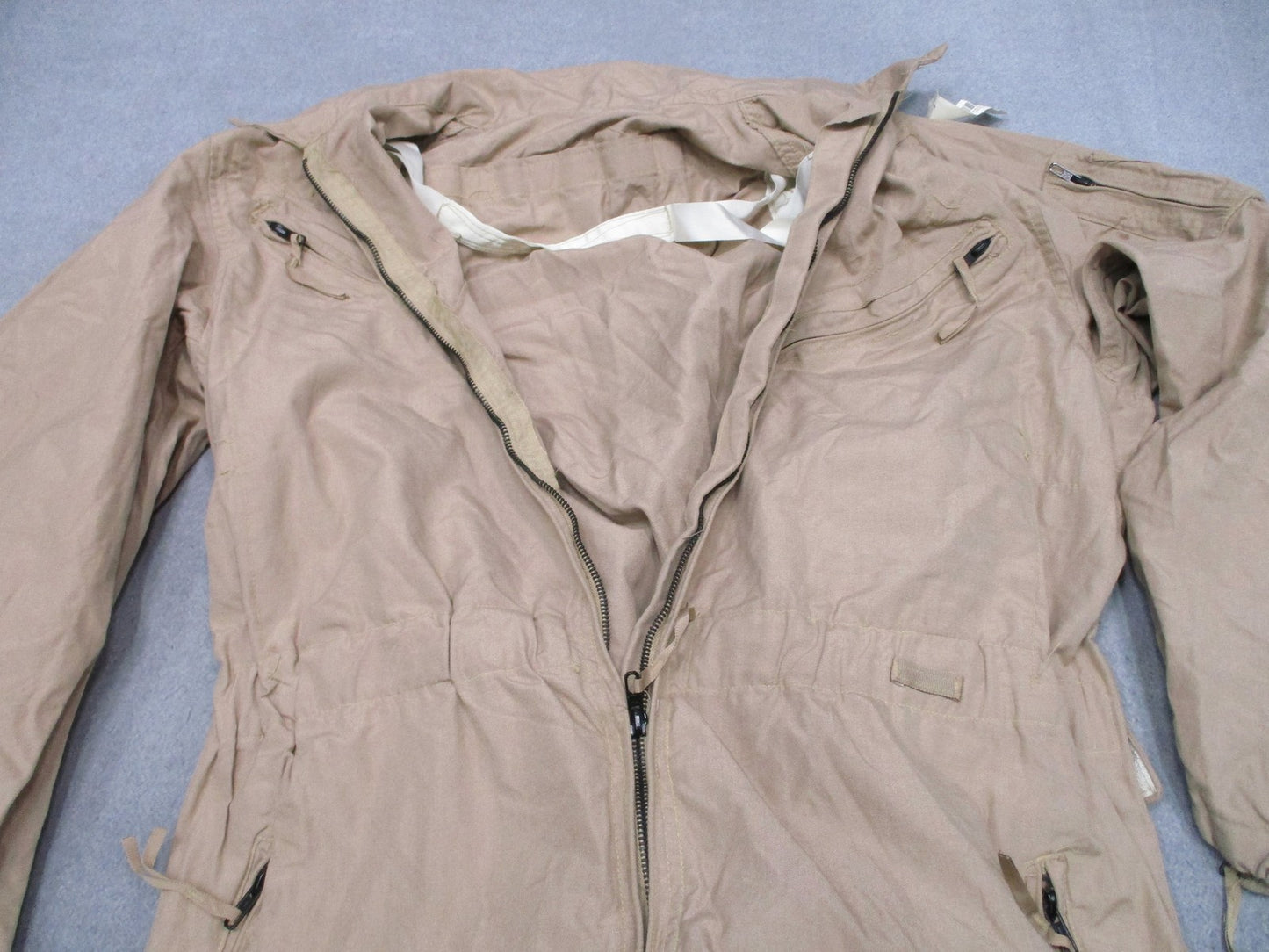 USGI Army Issue CVC Combat Vehicle Crewmen's Overalls Large-Long Tan 100% Aramid