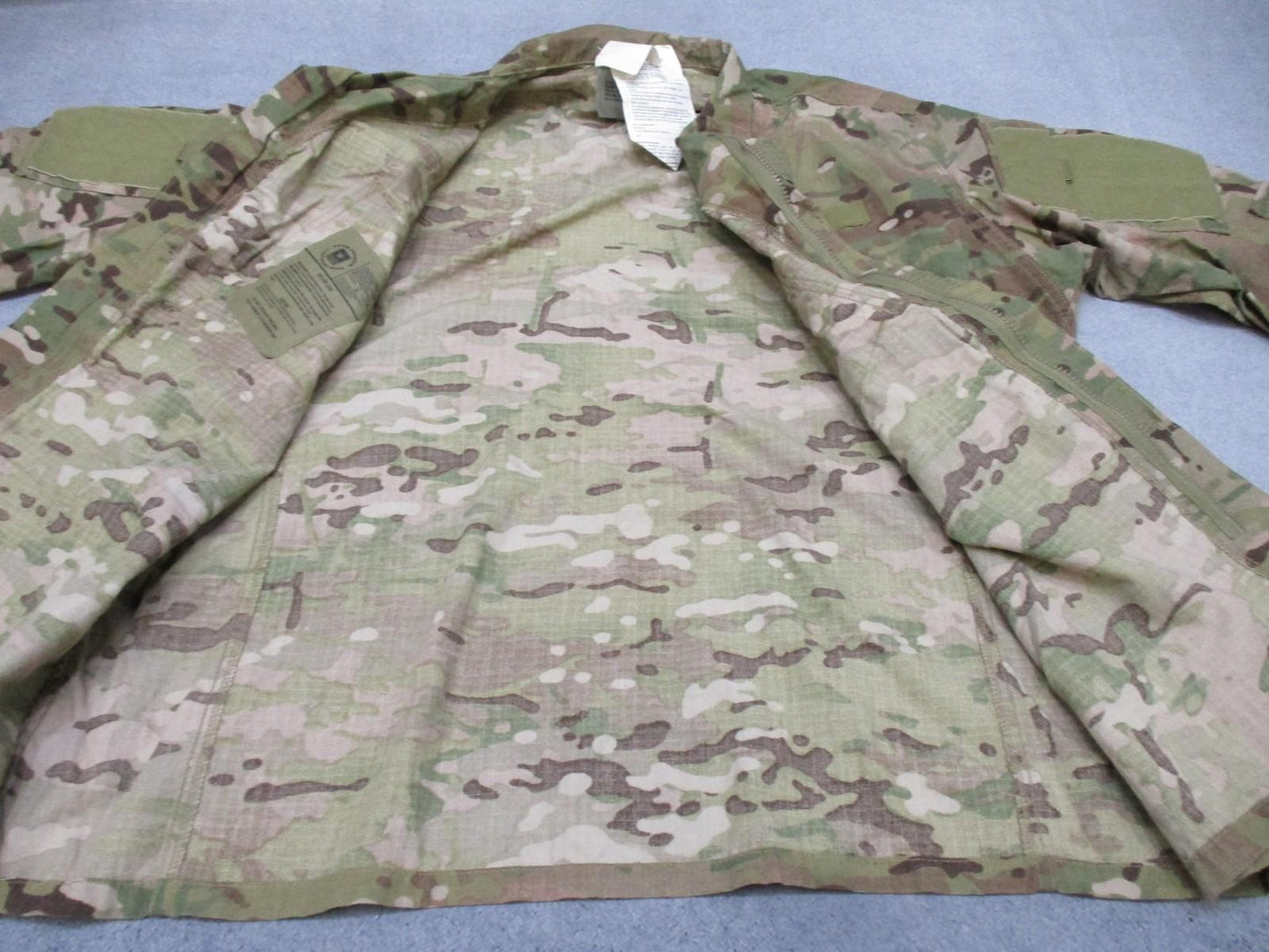 US Army ACU Jacket Flame Resistant MultiCam Team Soldier Certified Gear LargeReg