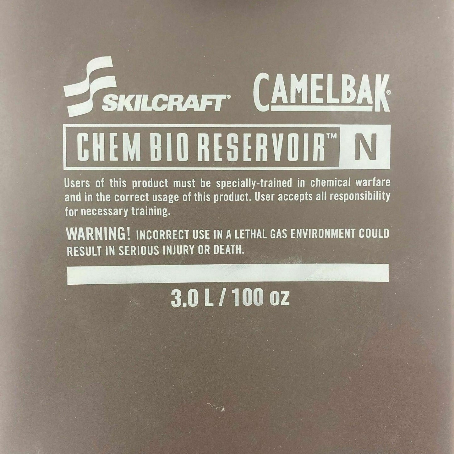 Camelbak CBRN Hydration System Bladder Chemical Water Pack Reservoir 100 oz 3L#