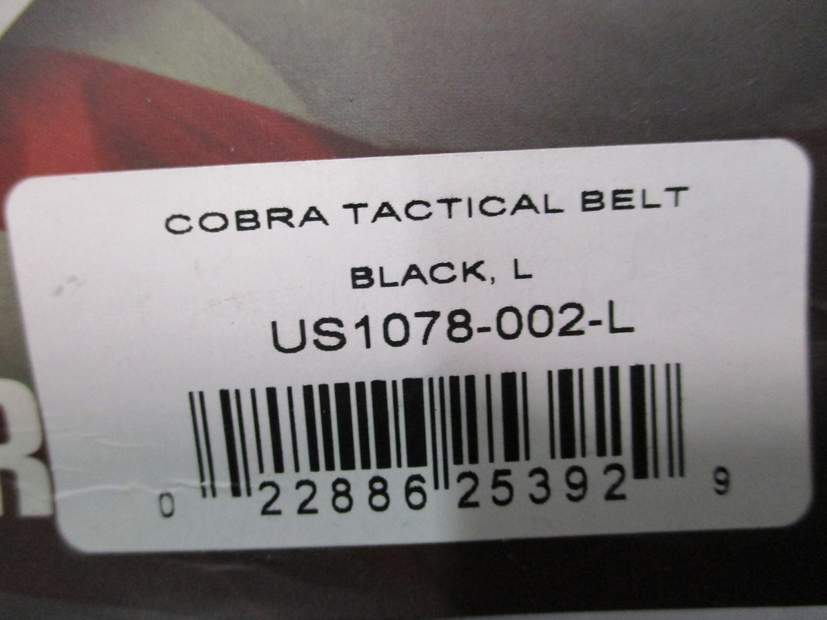 Condor US1078 Belt Black AUSTRIALPIN COBRA Buckle Made USA Medium Large New