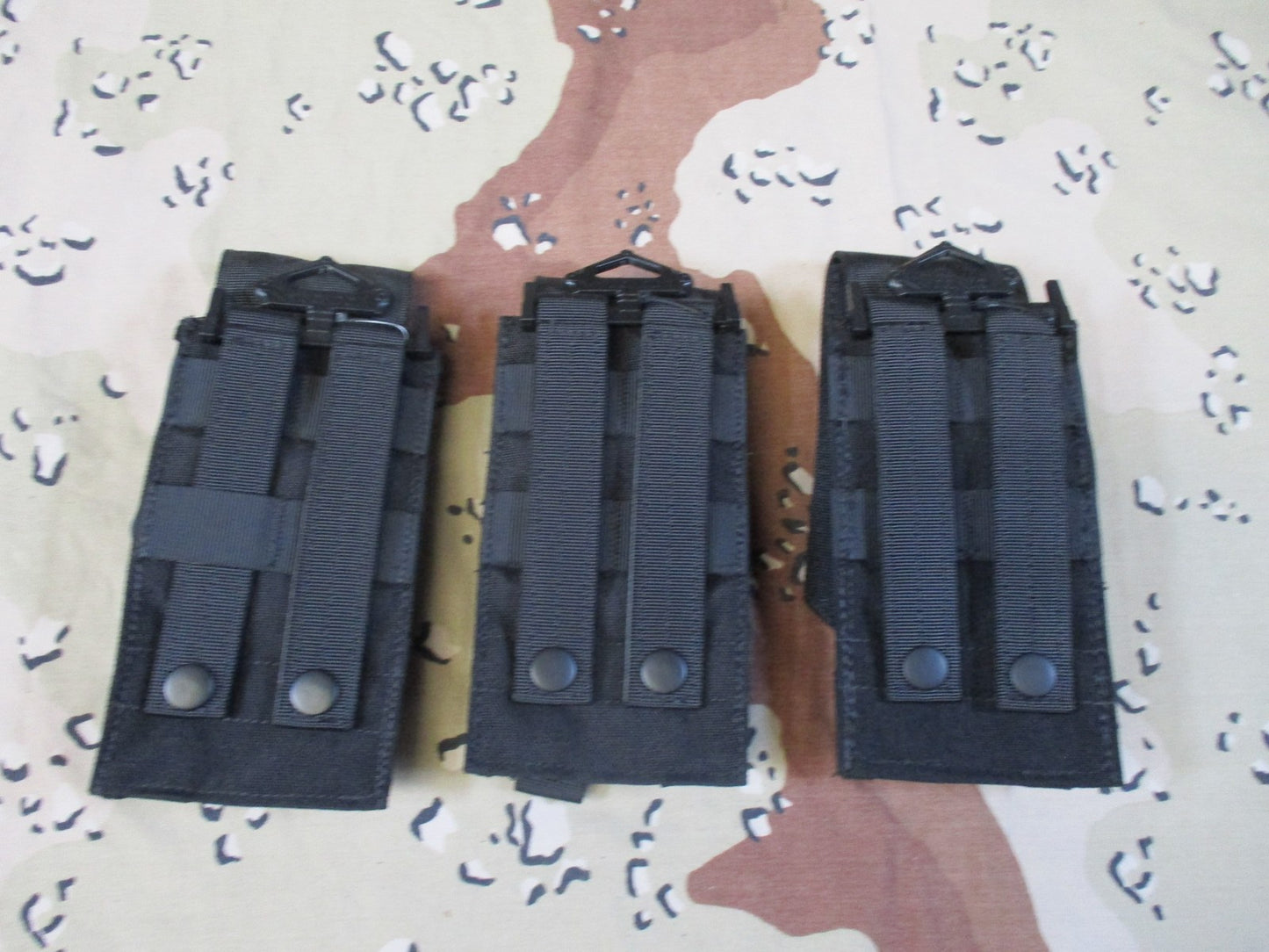 3x Condor Single Rifle Magazine Pouch Black MOLLE Tactical Mag Holder New