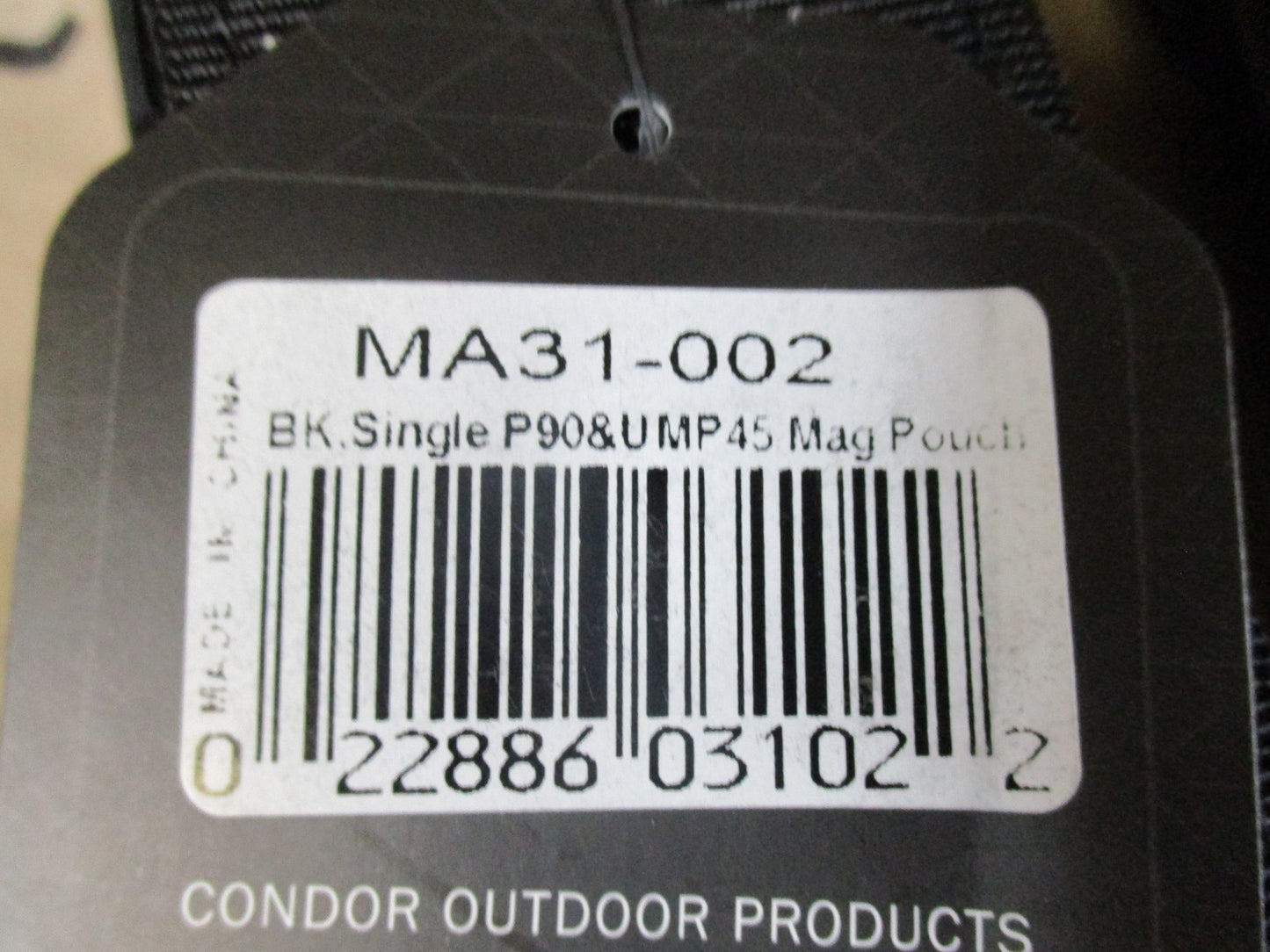3x New Condor MA31 Single Magazine Pouches Black MOLLE Compatible Tactical Gear