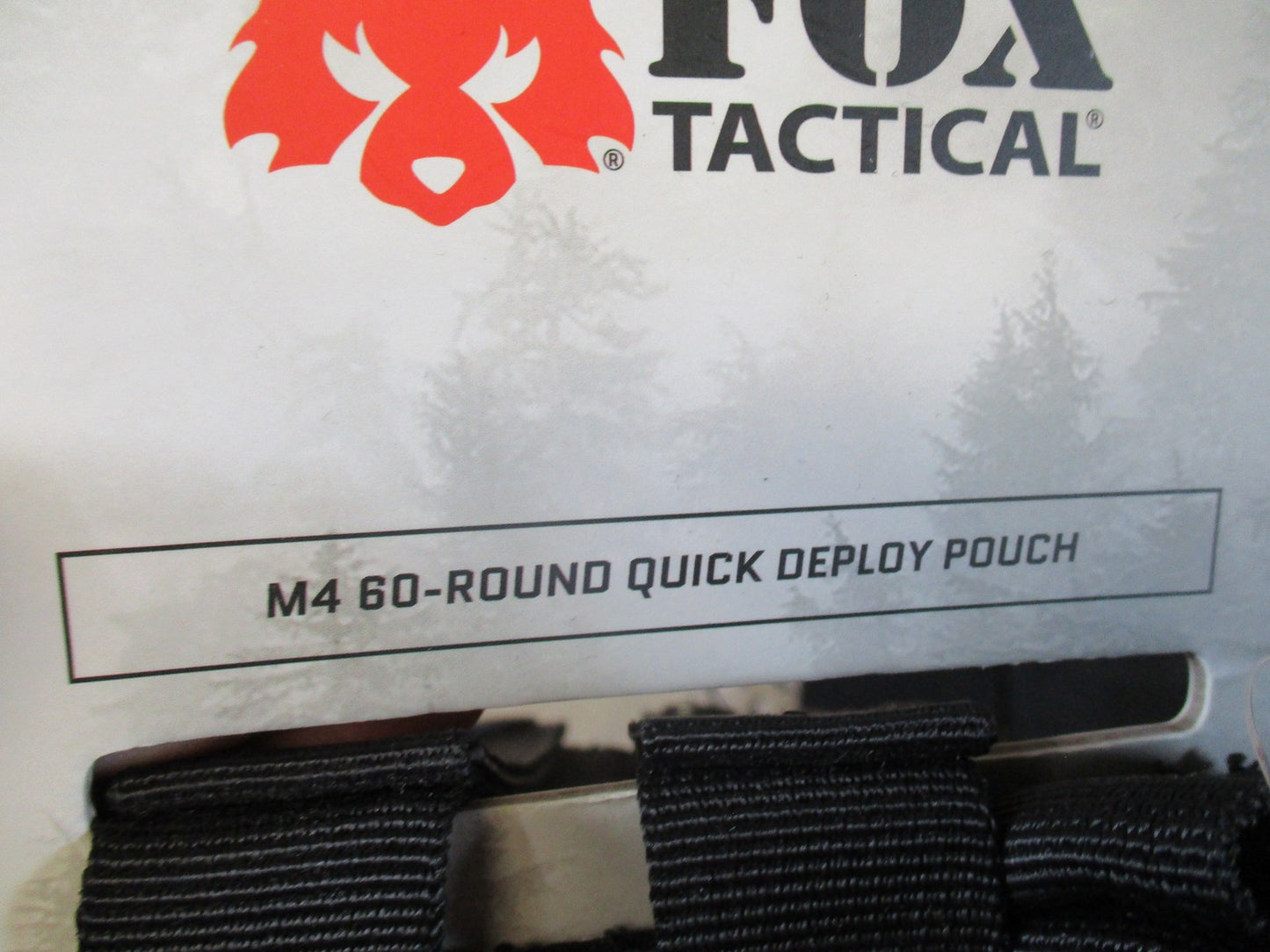 2x Fox Tactical M4 60-Round Quick Deploy Pouch Black MOLLE Mag Pouch New