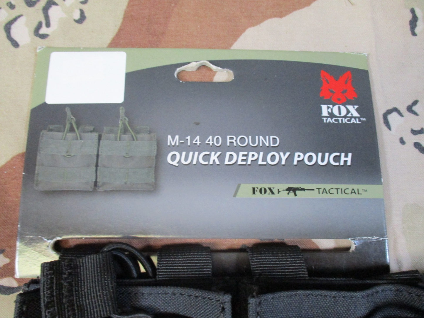 2x Fox Tactical VISM 30 cal 40 Round Quick Deploy MOLLE Magazine Pouch Black New