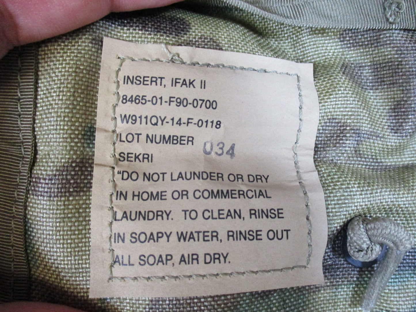 US Military IFAK II Pouch & 3 Inserts MultiCam Tactical Medical Kit Surplus