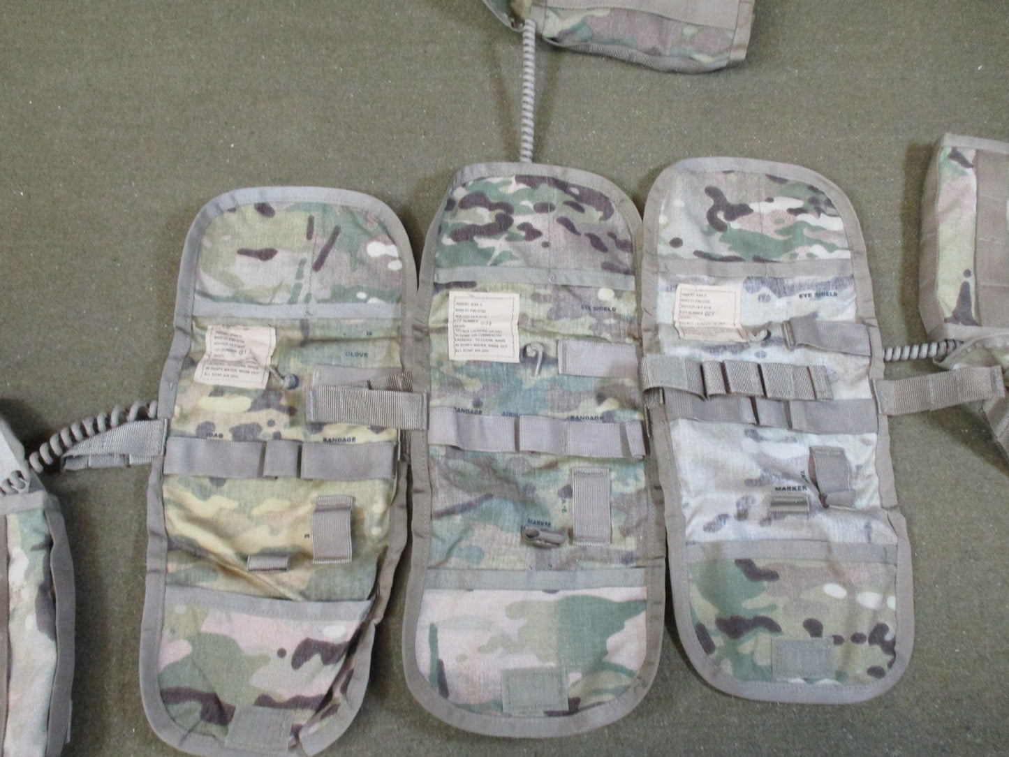 US Military IFAK II Pouch & 3 Inserts MultiCam Tactical Medical Kit Surplus