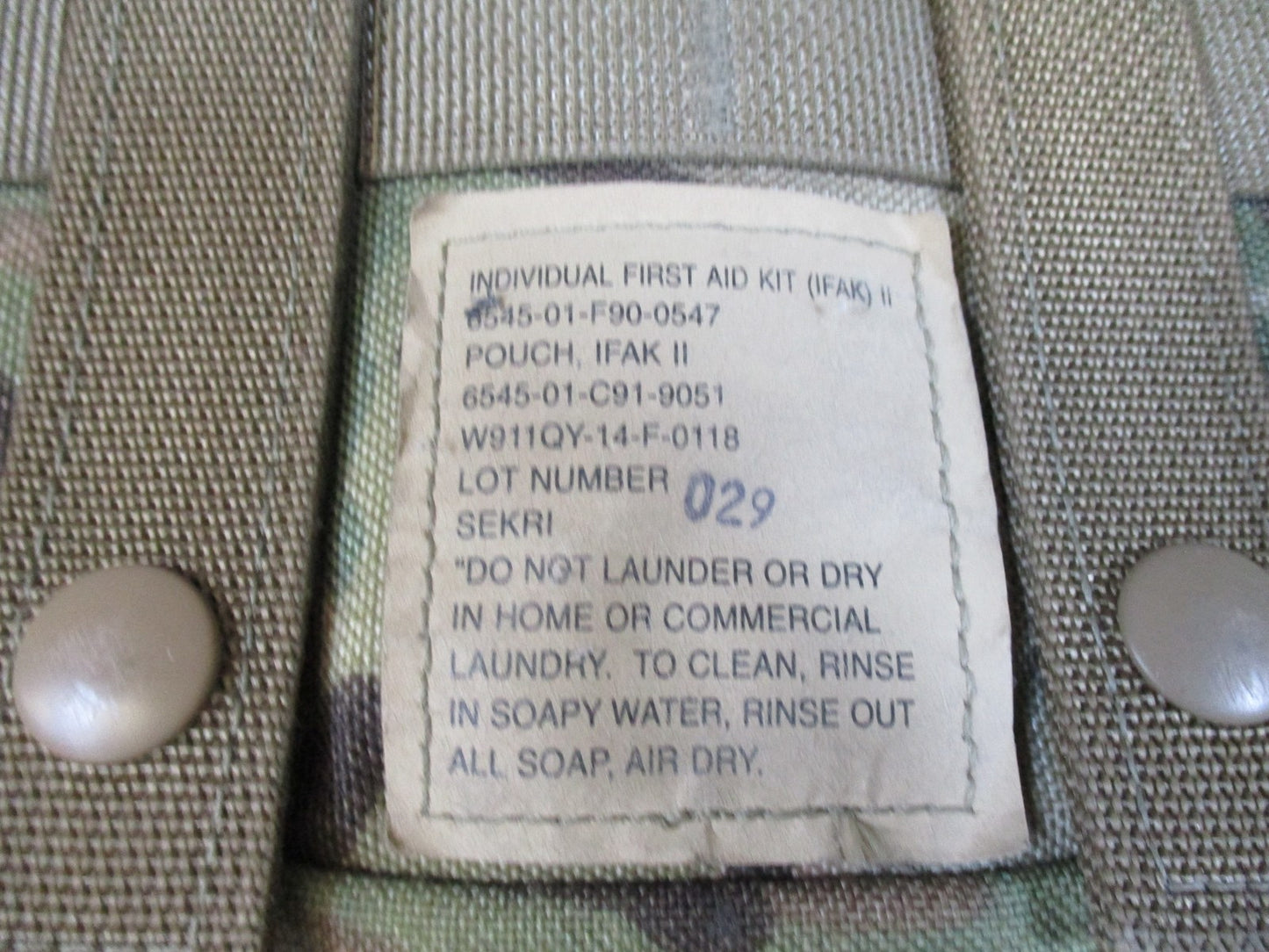 US Military IFAK II Pouch & 3 Inserts MultiCam Tactical Medical Kit Surplus