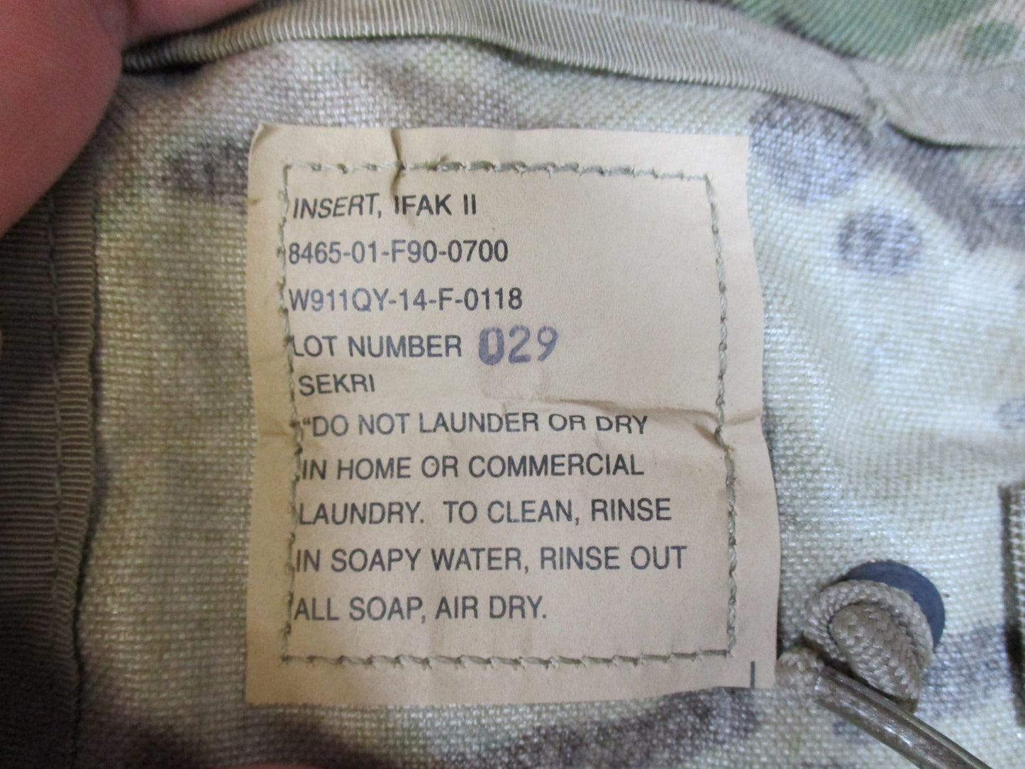 US Military IFAK II Pouch & 3 Inserts MultiCam Tactical Medical Kit Surplus