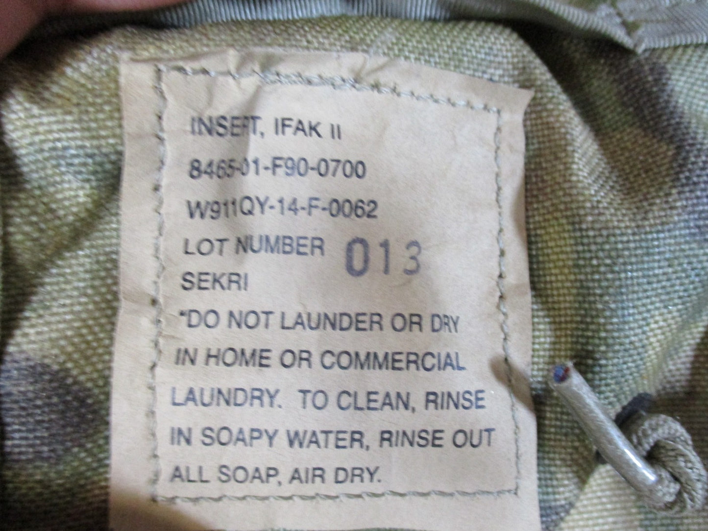 US Military IFAK II Pouch & 3 Inserts MultiCam Tactical Medical Kit Surplus