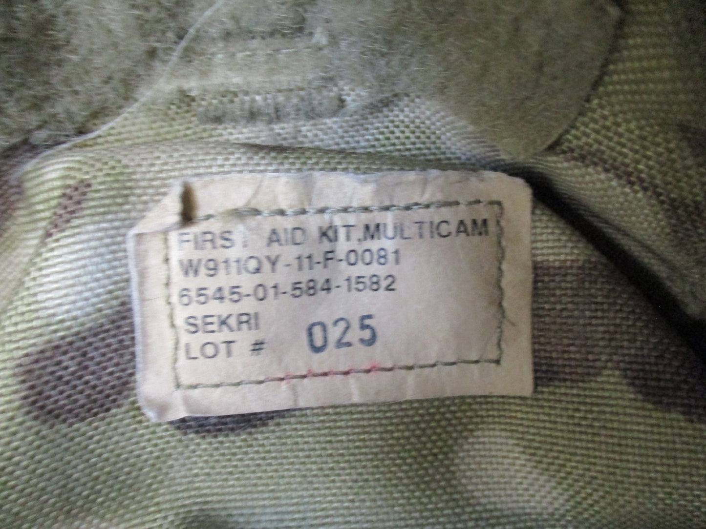 US Military Issue Multicam IFAK Pouch & Insert MOLLE Tactical First Aid Kit 1582