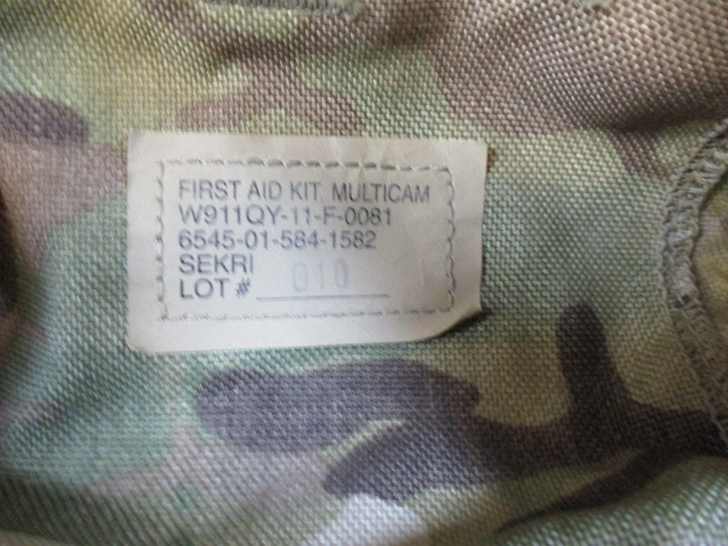 US Military Issue Multicam IFAK Pouch & Insert MOLLE Tactical First Aid Kit 1582