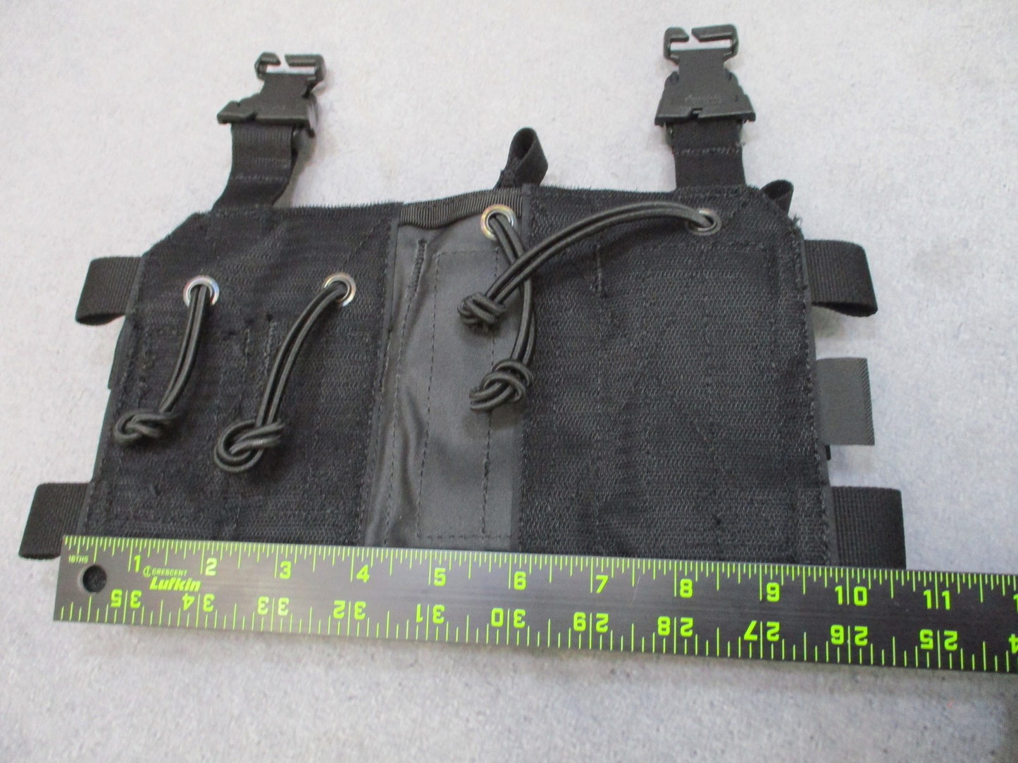 HRT Tactical Gear Response Placard Black 2 Rifle 2 Pistol Mag for Plate Carrier