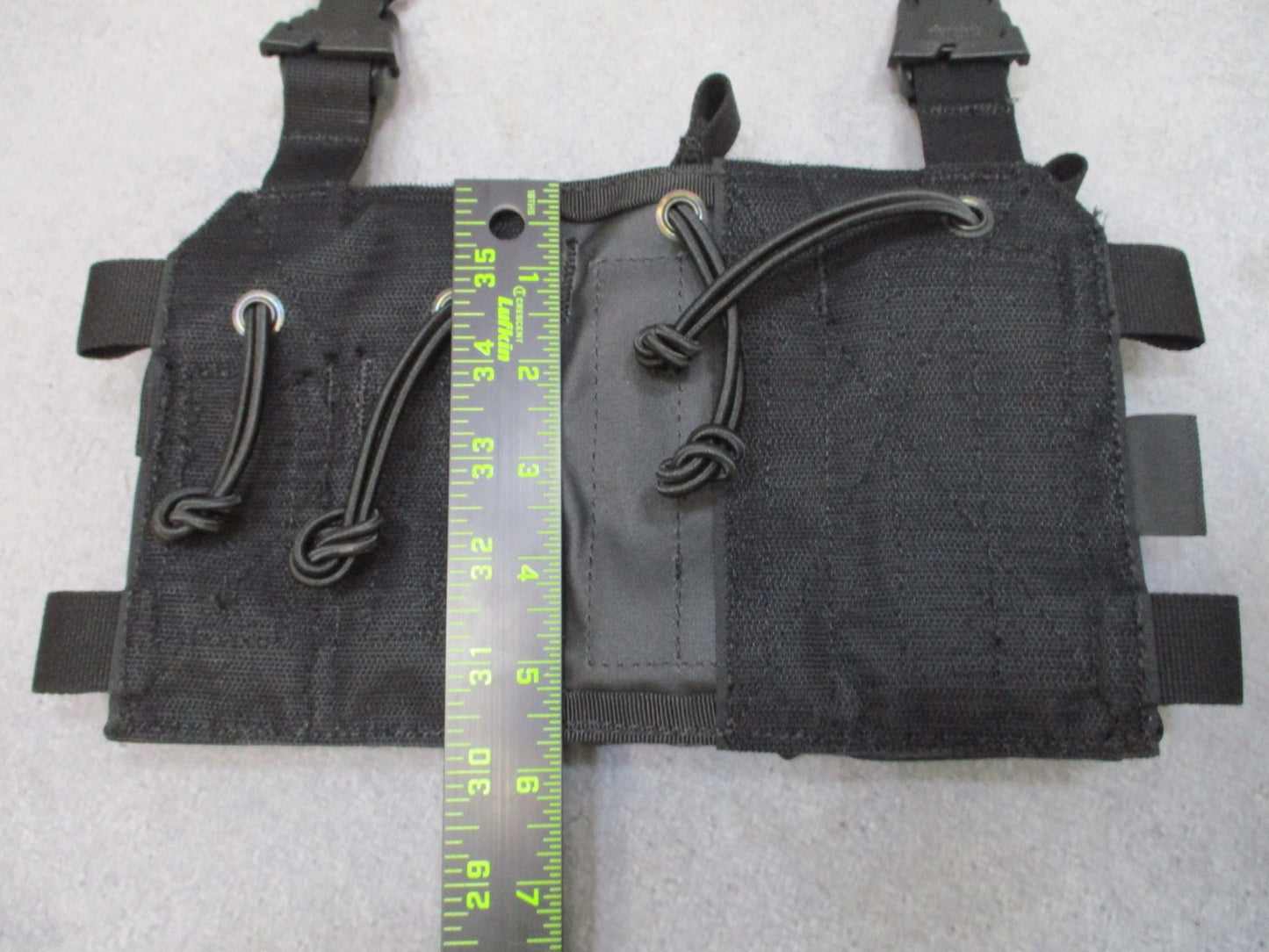 HRT Tactical Gear Response Placard Black 2 Rifle 2 Pistol Mag for Plate Carrier