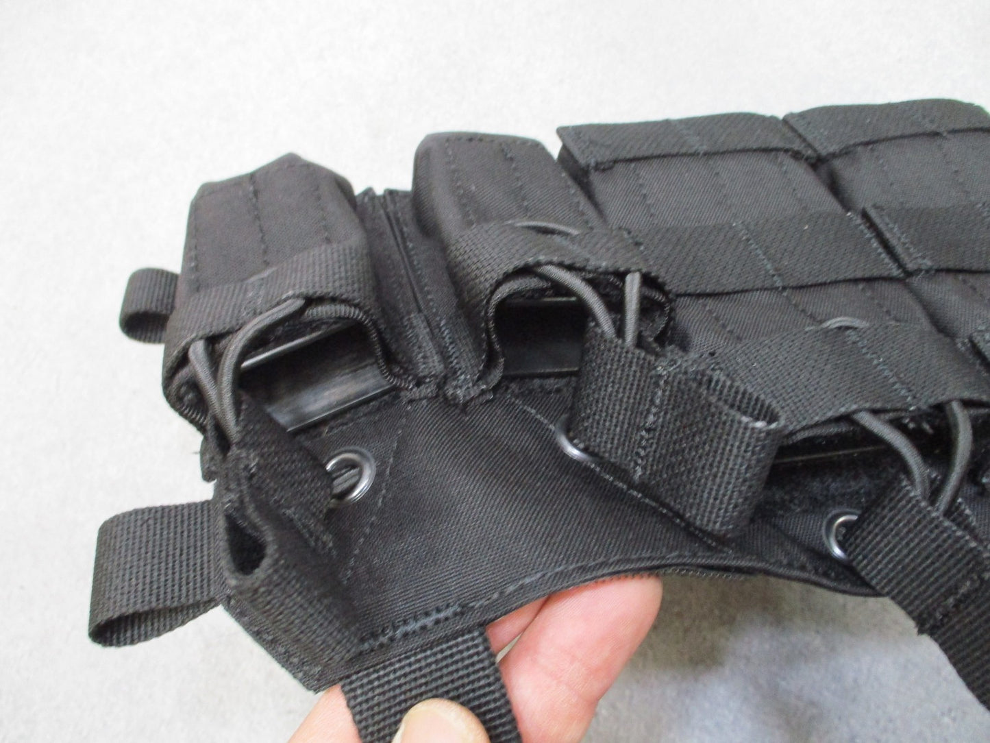 HRT Tactical Gear Response Placard Black 2 Rifle 2 Pistol Mag for Plate Carrier