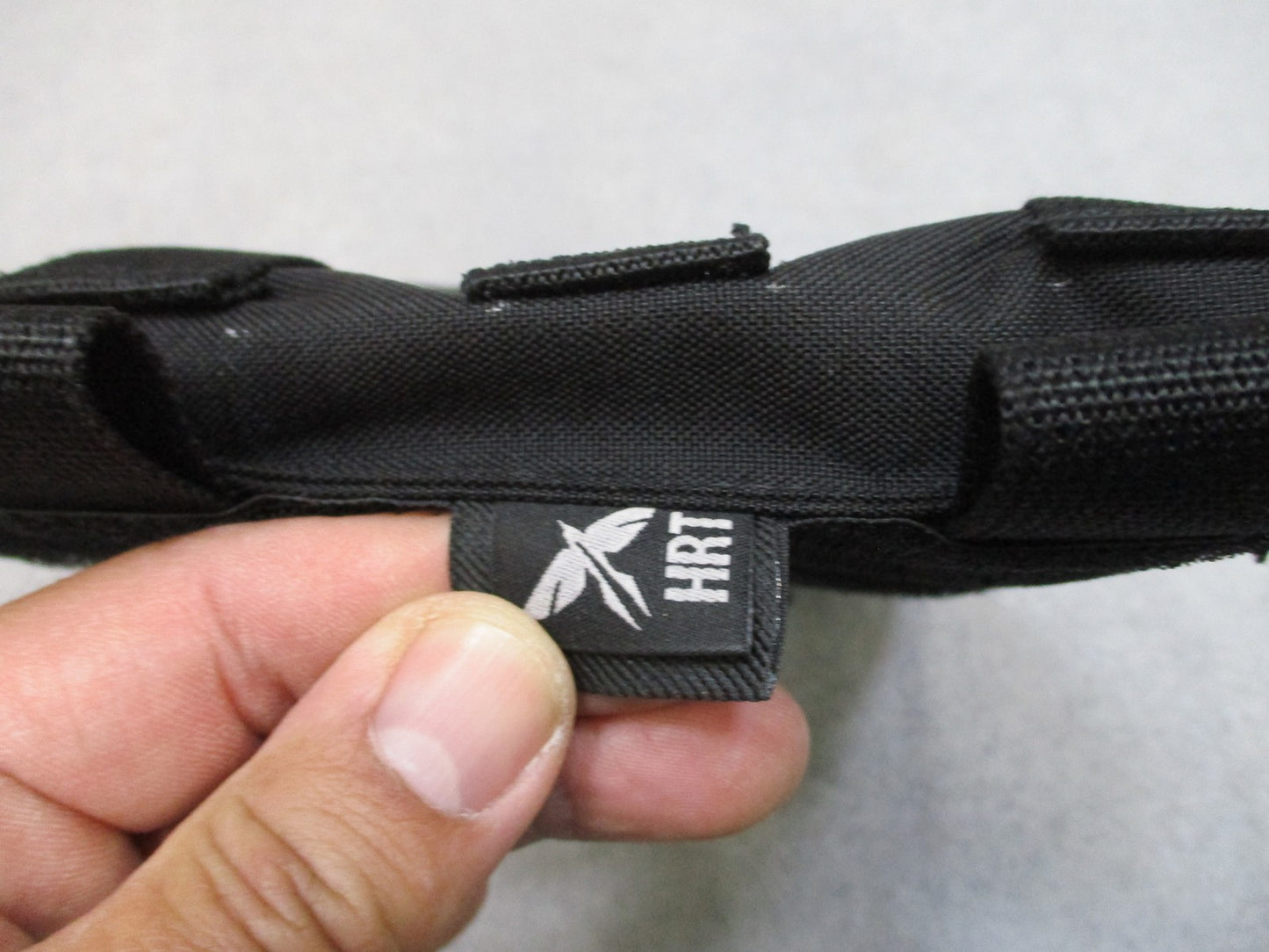 HRT Tactical Gear Response Placard Black 2 Rifle 2 Pistol Mag for Plate Carrier