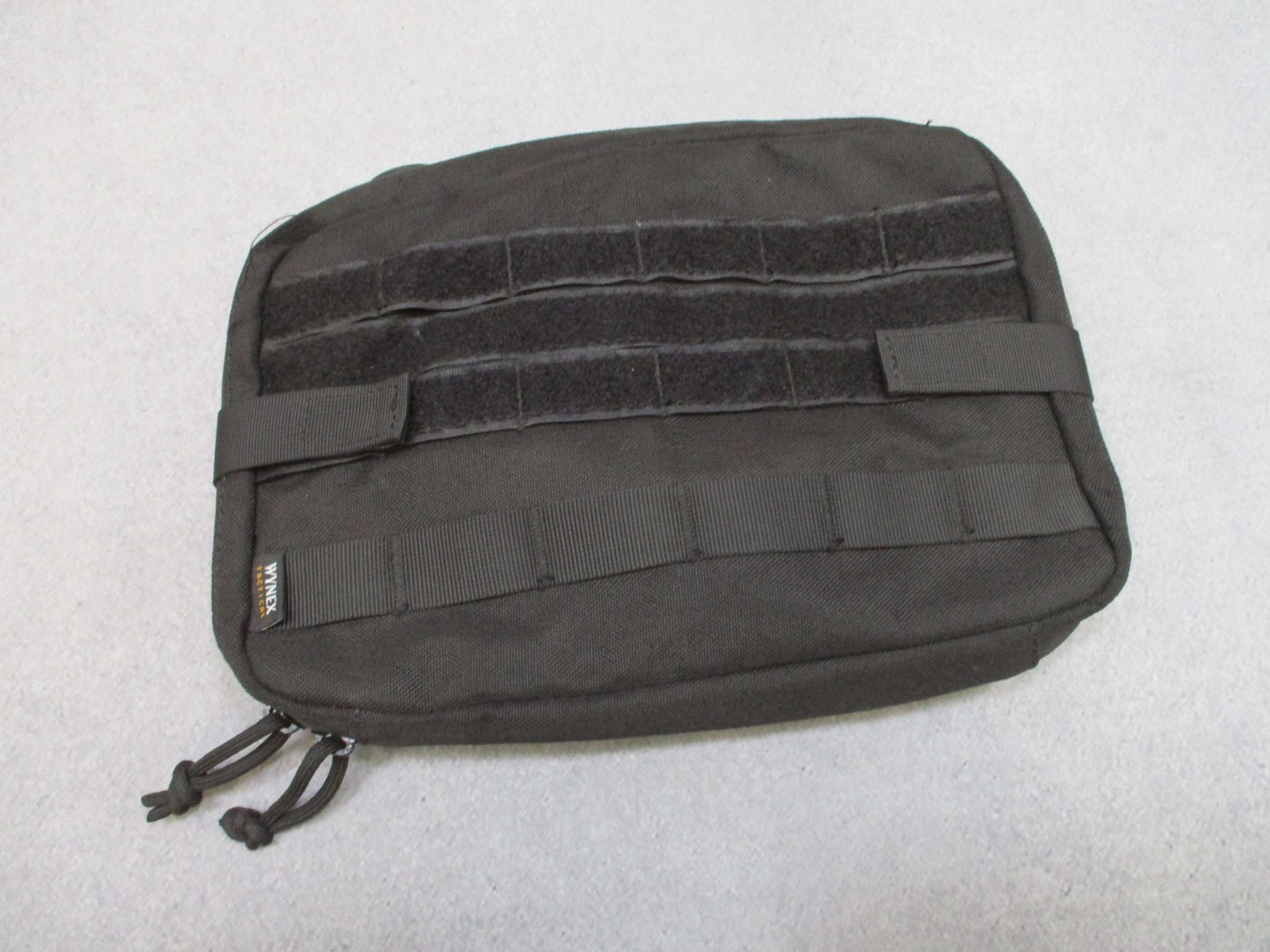 WYNEX Tactical Pouch MOLLE Compatible Black w/ Clear Vinyl Insert MAP - ADMIN