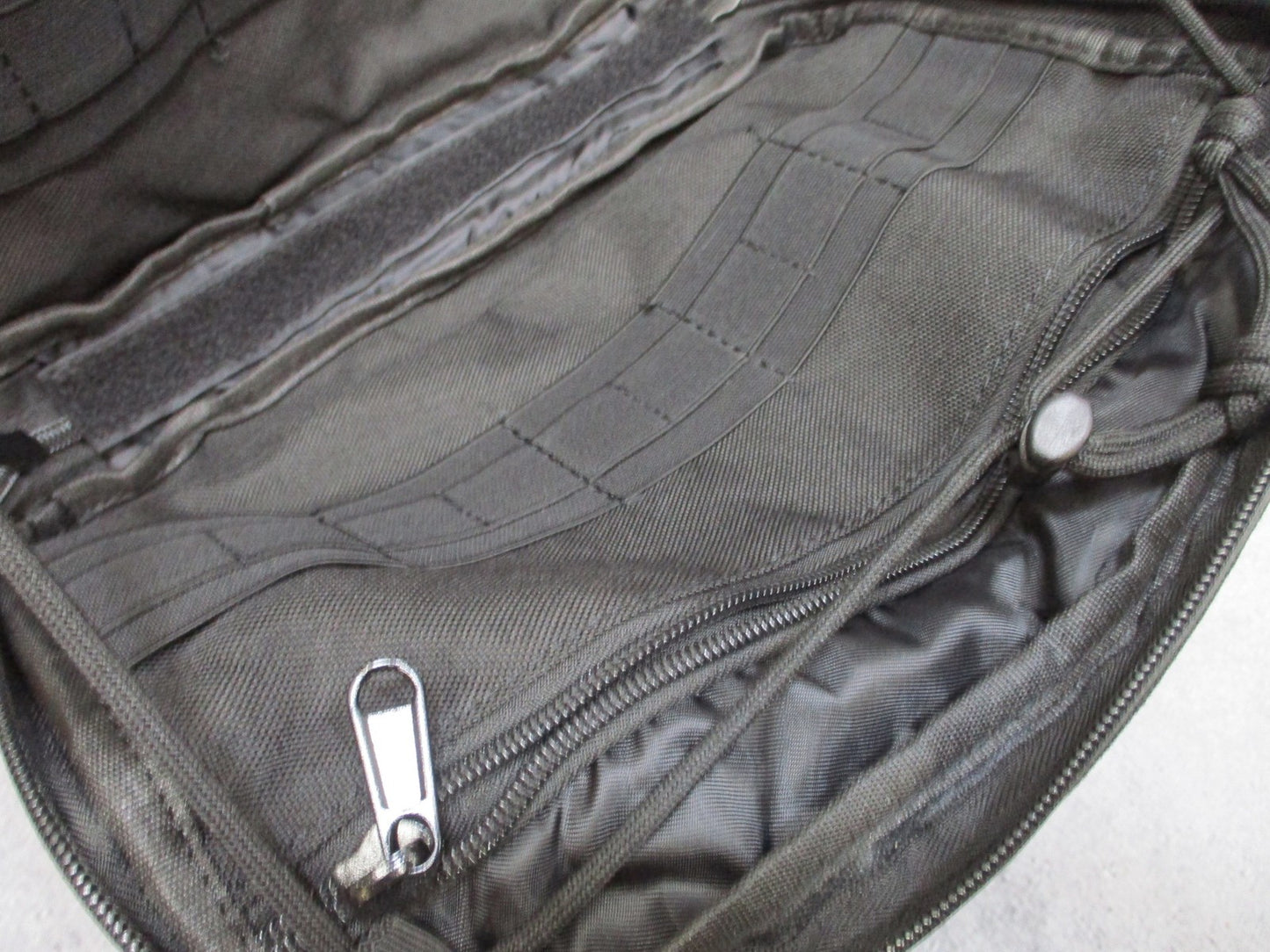 WYNEX Tactical Pouch MOLLE Compatible Black w/ Clear Vinyl Insert MAP - ADMIN
