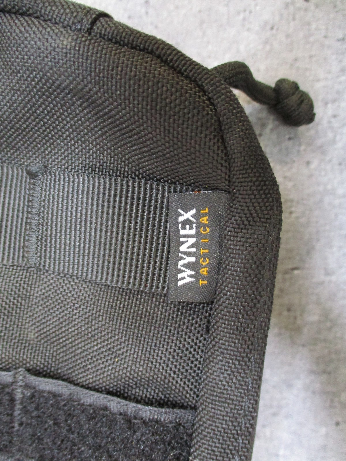 WYNEX Tactical Pouch MOLLE Compatible Black w/ Clear Vinyl Insert MAP - ADMIN