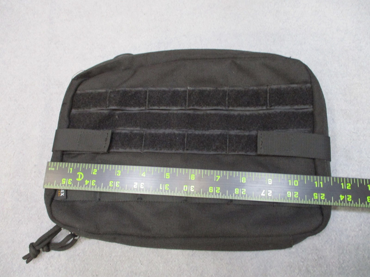 WYNEX Tactical Pouch MOLLE Compatible Black w/ Clear Vinyl Insert MAP - ADMIN