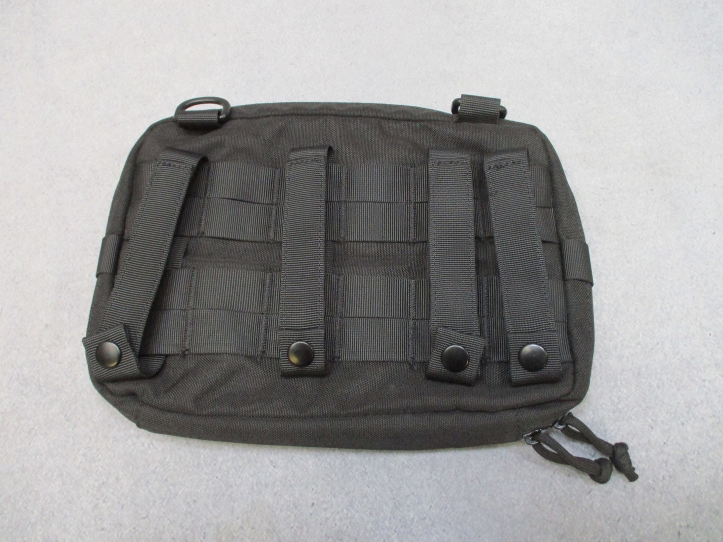 WYNEX Tactical Pouch MOLLE Compatible Black w/ Clear Vinyl Insert MAP - ADMIN