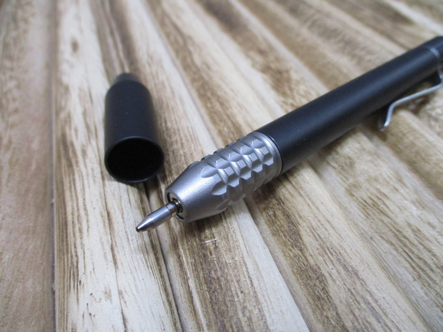 CRKT Techliner Tactical Pen Black Silver TPENBOND EDC Pocket Pen New in Box