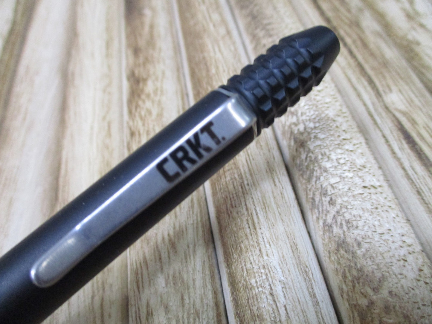 CRKT Techliner Tactical Pen Black Silver TPENBOND EDC Pocket Pen New in Box