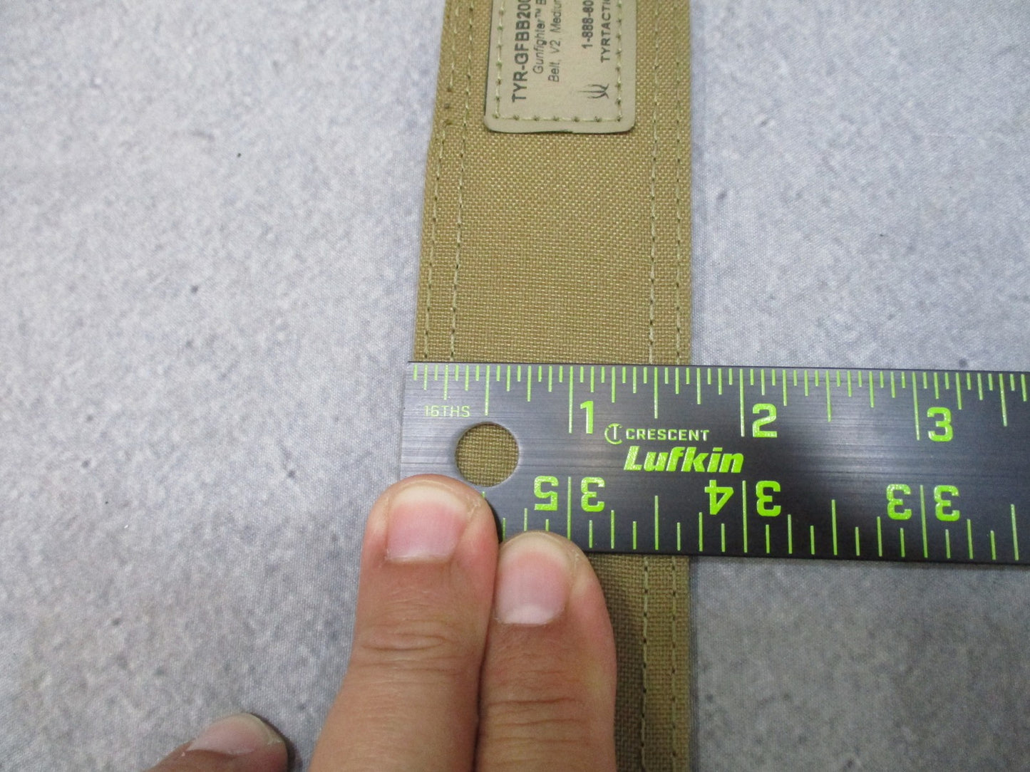 TYR Tactical Gunfighter Base Belt V2 Inner Belt Medium Coyote Brown
