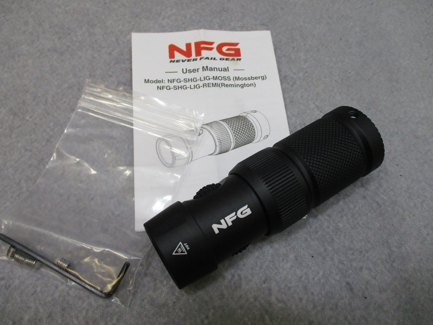 NFG Tactical Shotgun Light for Mossberg 500 Series Tube End Cap Light