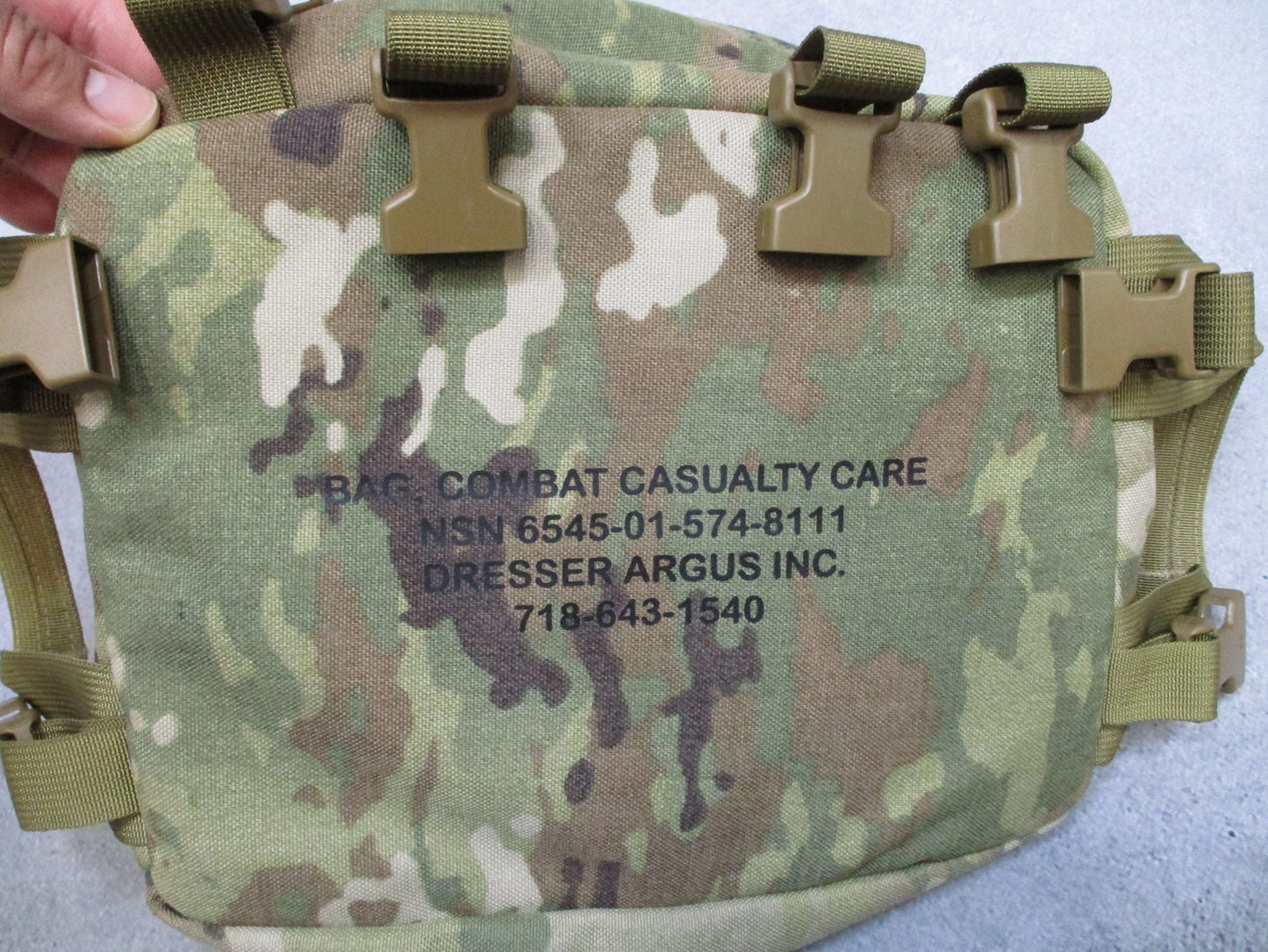 ARMY OCP MULTICAM FIRST AID KIT CLS BAG COMBAT LIFE SAVER CAT TOURNIQUET BANDAGE
