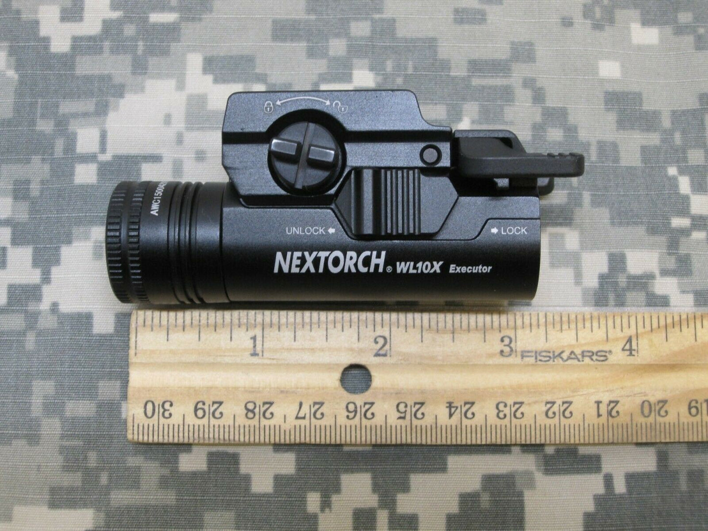 NEXTORCH 230 LUMENS UNIVERSAL ADJUSTABLE RAIL MOUNT HANDGUN PISTOL LIGHT LED