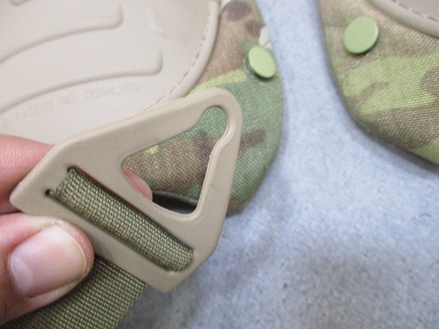 McGuire-Nicholas Tactical Knee Pads MultiCam Camo Pair Set Used Excellent