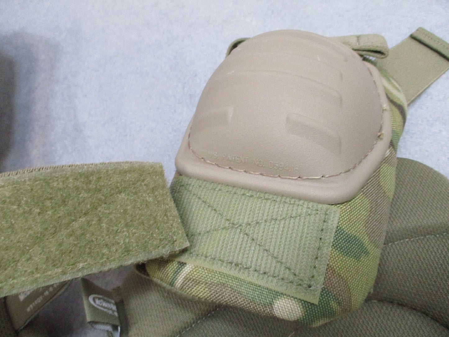 McGuire-Nicholas Tactical Knee Pads MultiCam Camo Pair Set Used Excellent